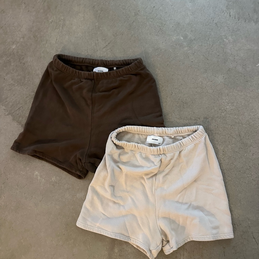 joah brown shorts set x/s
